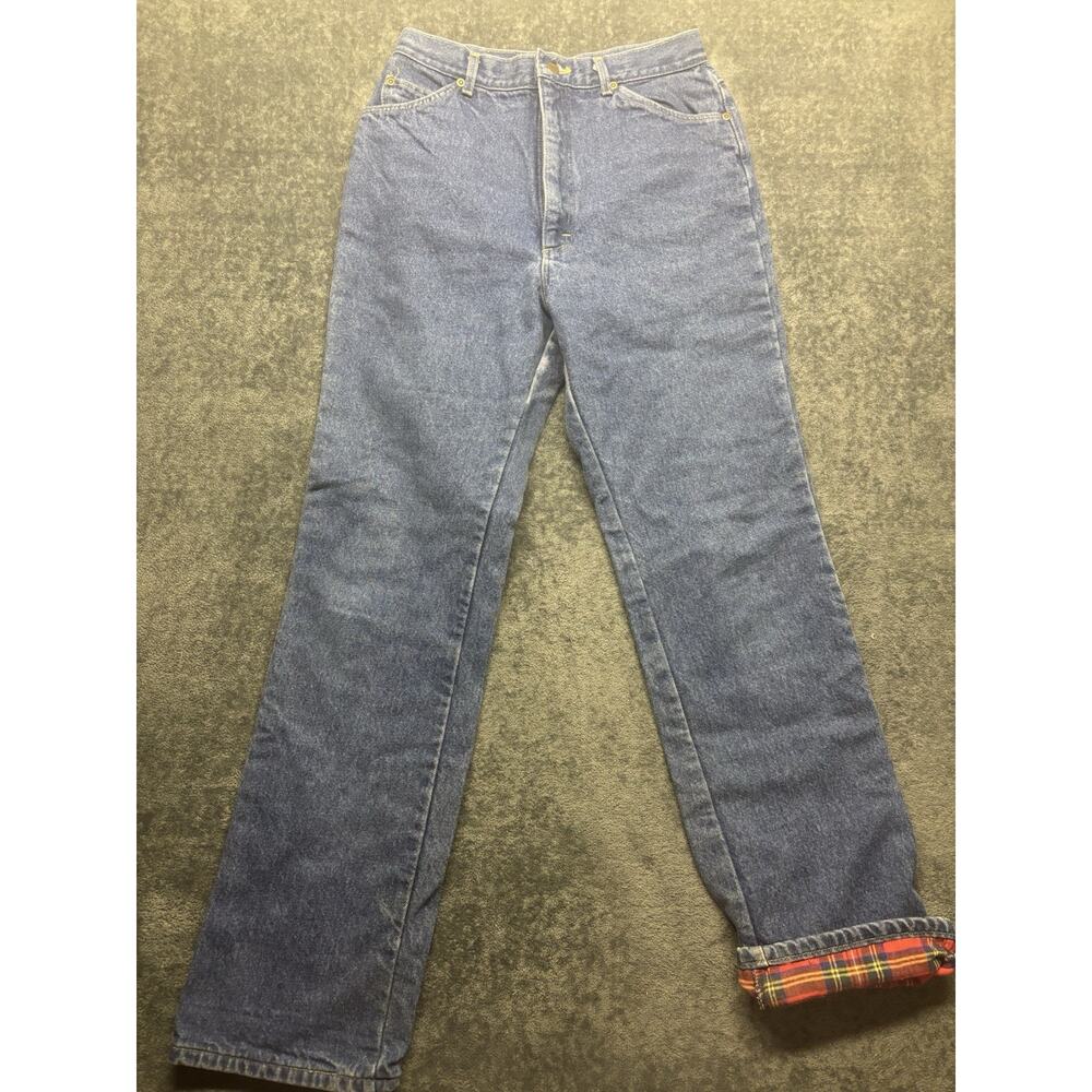 L.L. Bean Women’s Flannel Lined Jeans Size 14